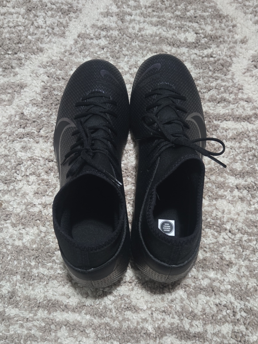 Nike Men’s Black Athletic Soccer Shoes